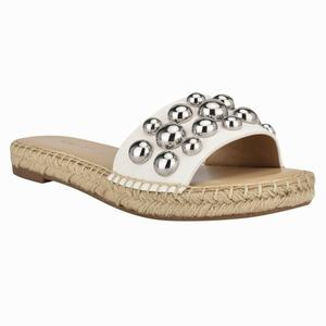 Nine West Blast Espadrille Slippers Wit Nederland | XRO-857693